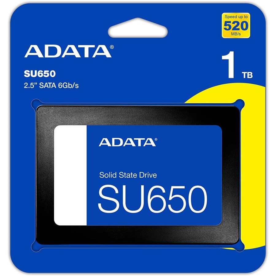 ADATA SATA SSD 2.5 Inch SU650 Solid State Drive 1TB ASU650SS-1TT-R ADATA SATA SSD 2.5 Inch SU650 Solid State Drive 1TB ASU650SS-1TT-R